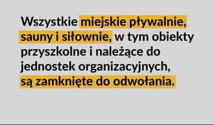 Koronawirus w Warszawie. Zamknięte pływalnie, sauny i siłownie