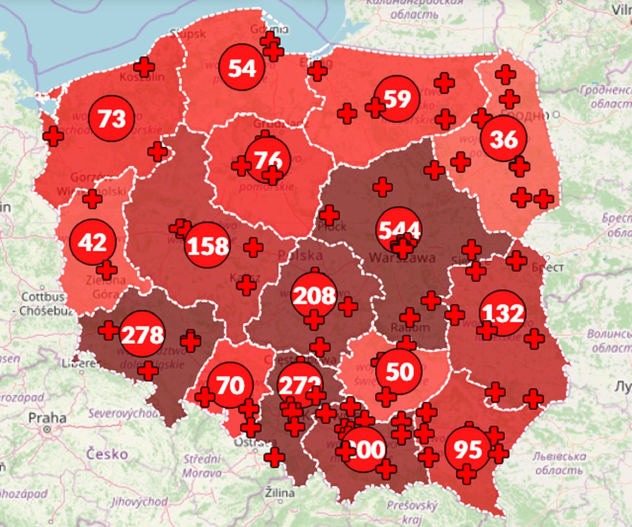 Koronawirus w Polsce. Chorych przybywa. Na świecie ponad 860 tys. zarażeń [Mapa koronawirusa]