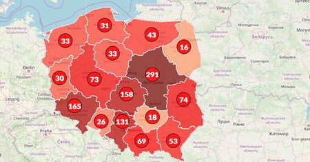 Koronawirus: w Polsce ponad 1200 zakażeń, na całym świecie: ponad 530 tys. [Mapa koronawirusa]