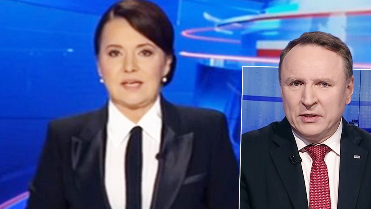 Danuta Holecka i Jacek Kurski, TVP