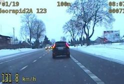 Białorusin wyprzedzał radiowóz. Przekroczył prędkość o 81 km/h