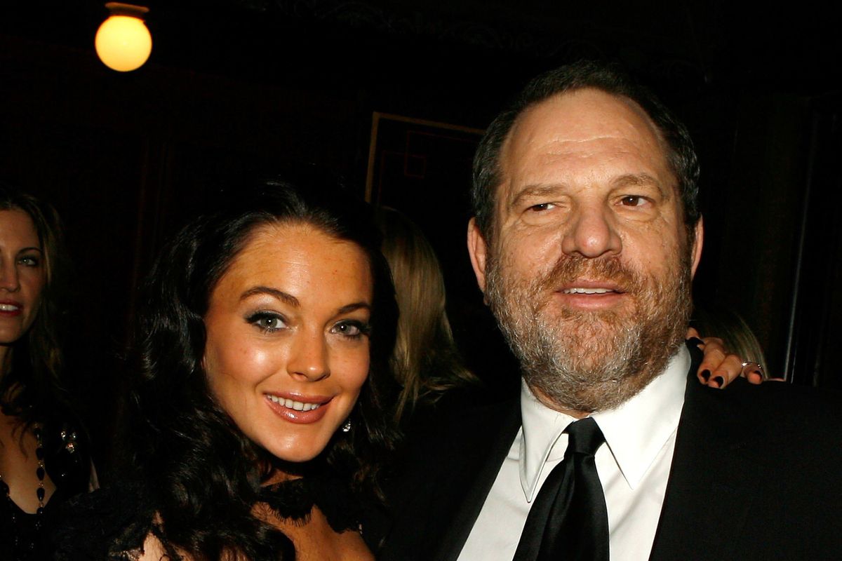 Lindsay Lohan znowu "błysnęła". Aktorka broni Harveya Weinsteina. "Jego żona powinna przy nim być"