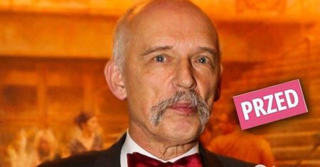 Janusz Korwin-Mikke już nie wygląda tak jak kiedyś! Charakterystyczne dla polityka wąsy odeszły do lamusa!