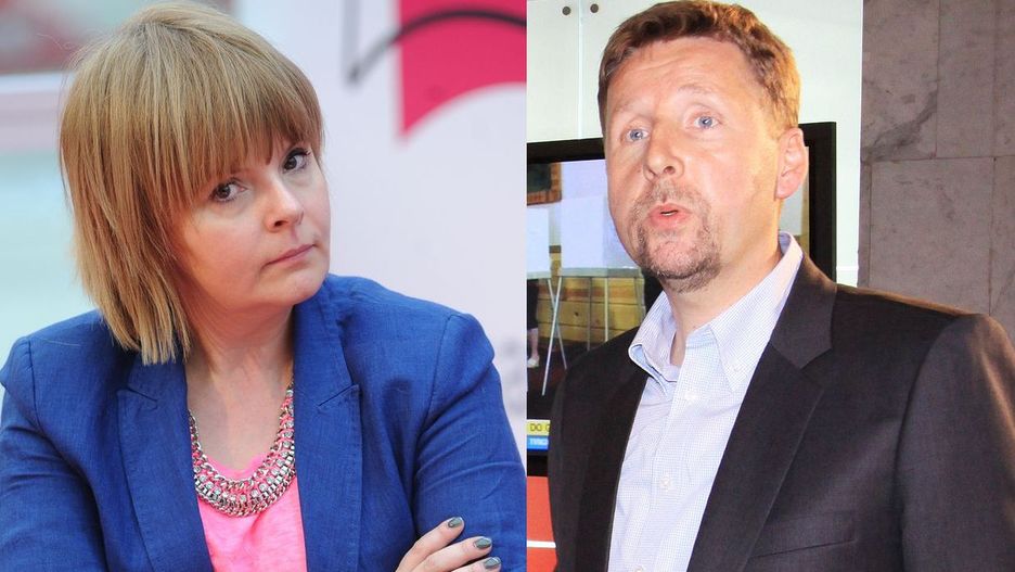 Karolina Korwin-Piotrowska i Marek Migalski