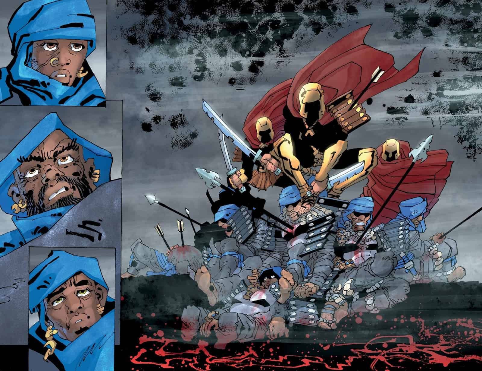 "Xerxes", rys. i scen. Frank Miller, Egmont 2019 