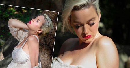 Katy Perry w halce pokazuje imponujące krągłości. Ciążowa sesja gwiazdy robi wrażenie