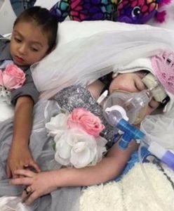 Rozdzierające serce zdjęcia ze ślubu... umierającej 5-latki