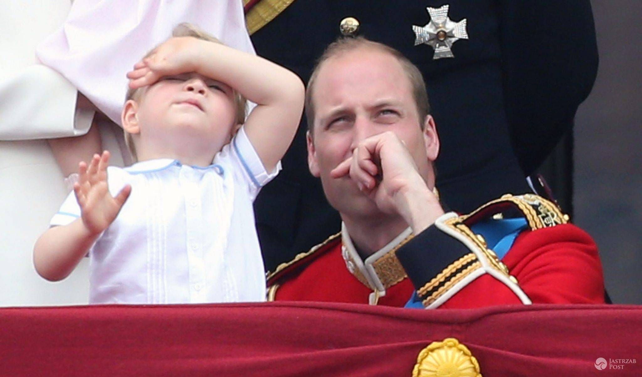 Książę George i książę William (fot. ONS)