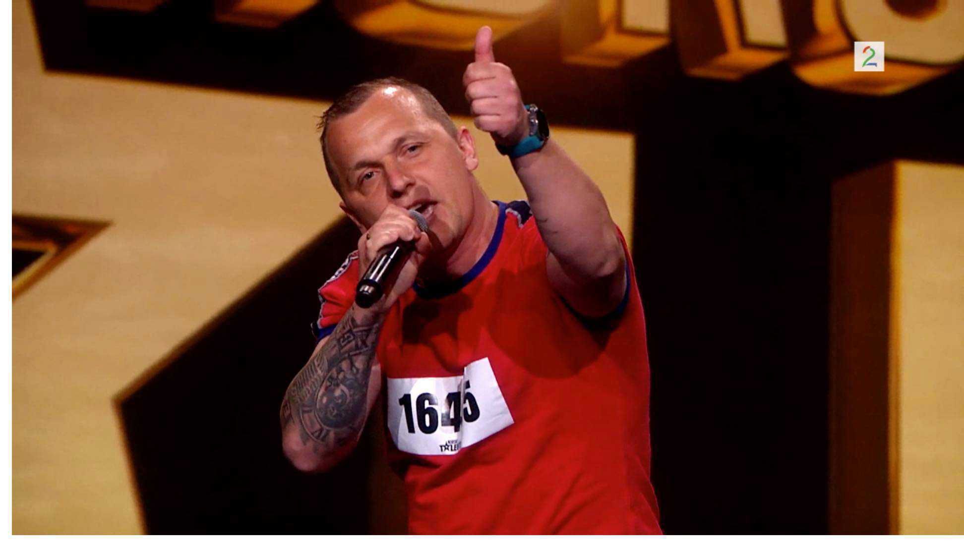 Krzysztof Frytt Frymarkiewicz  w Mam talent