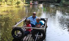 Park rozrywki Mościska. Przewróciła się tratwa. Reanimacja