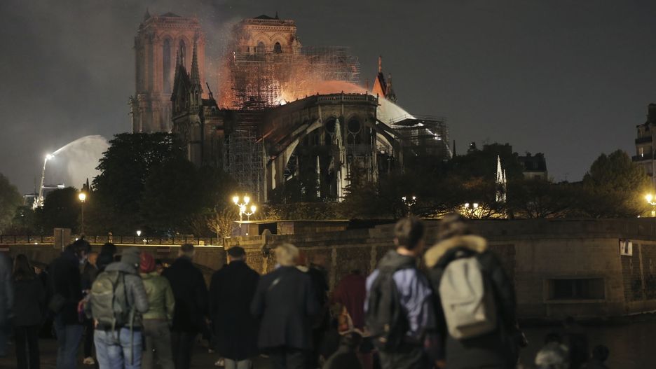 Pożar katedry Notre Dame w Paryżu. /EastNews