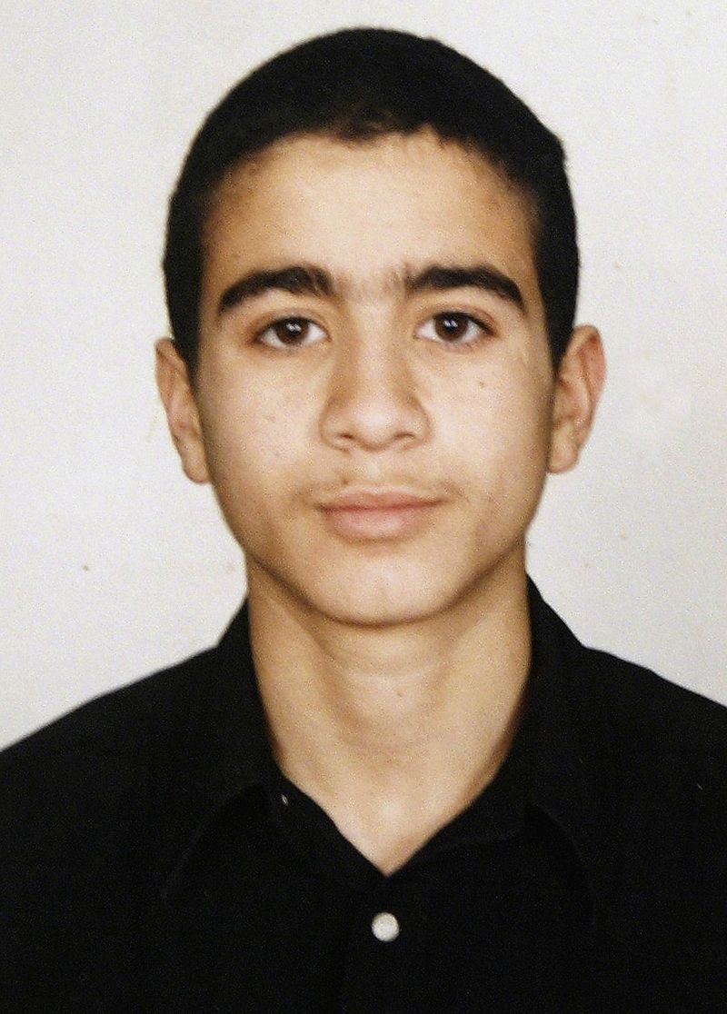 Omar Khadr w wieku 14 lat. 
