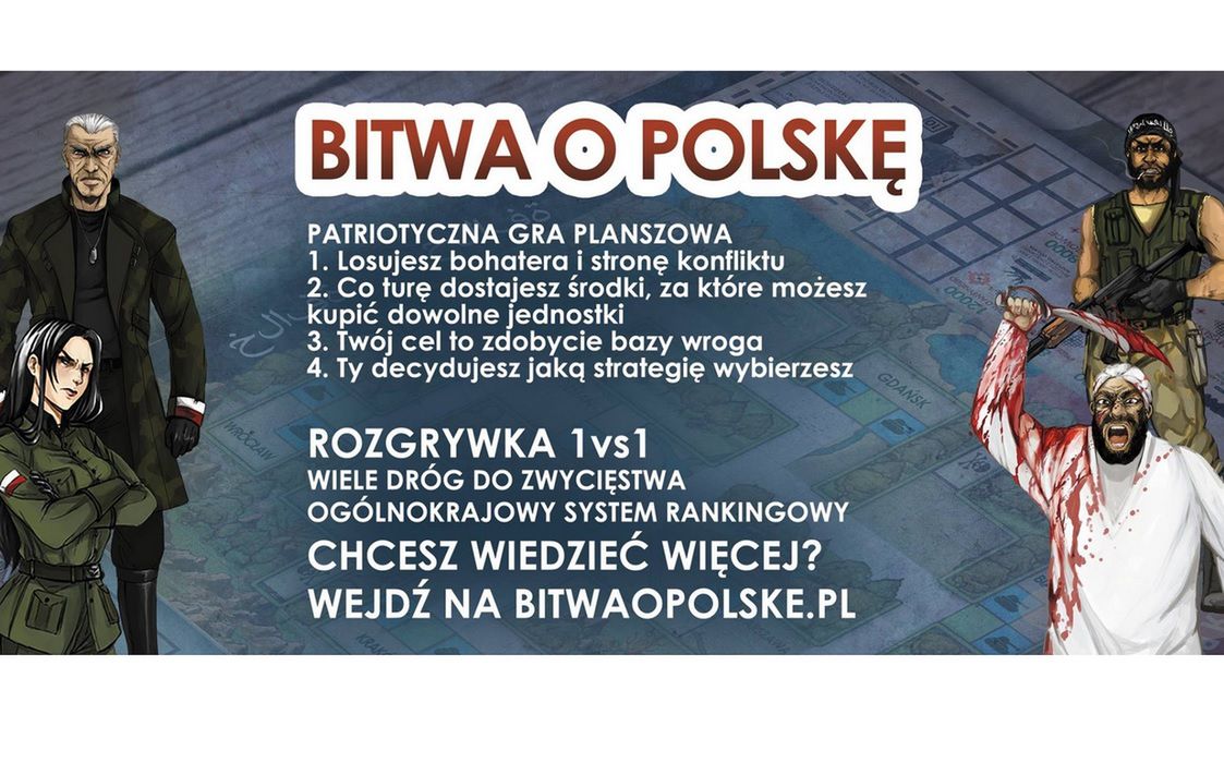 W grze można się wcielić w dowódcę polskiej armii i odeprzeć najazd fanatycznych terrorystów.