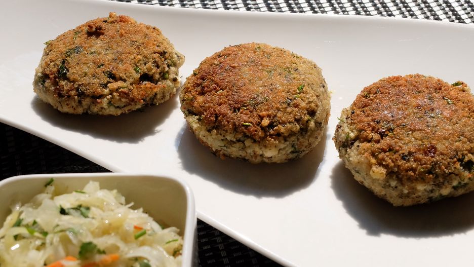 Kotlety bezrybne z tofu