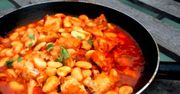 Gulasz z dorsza i kiełbaski chorizo
