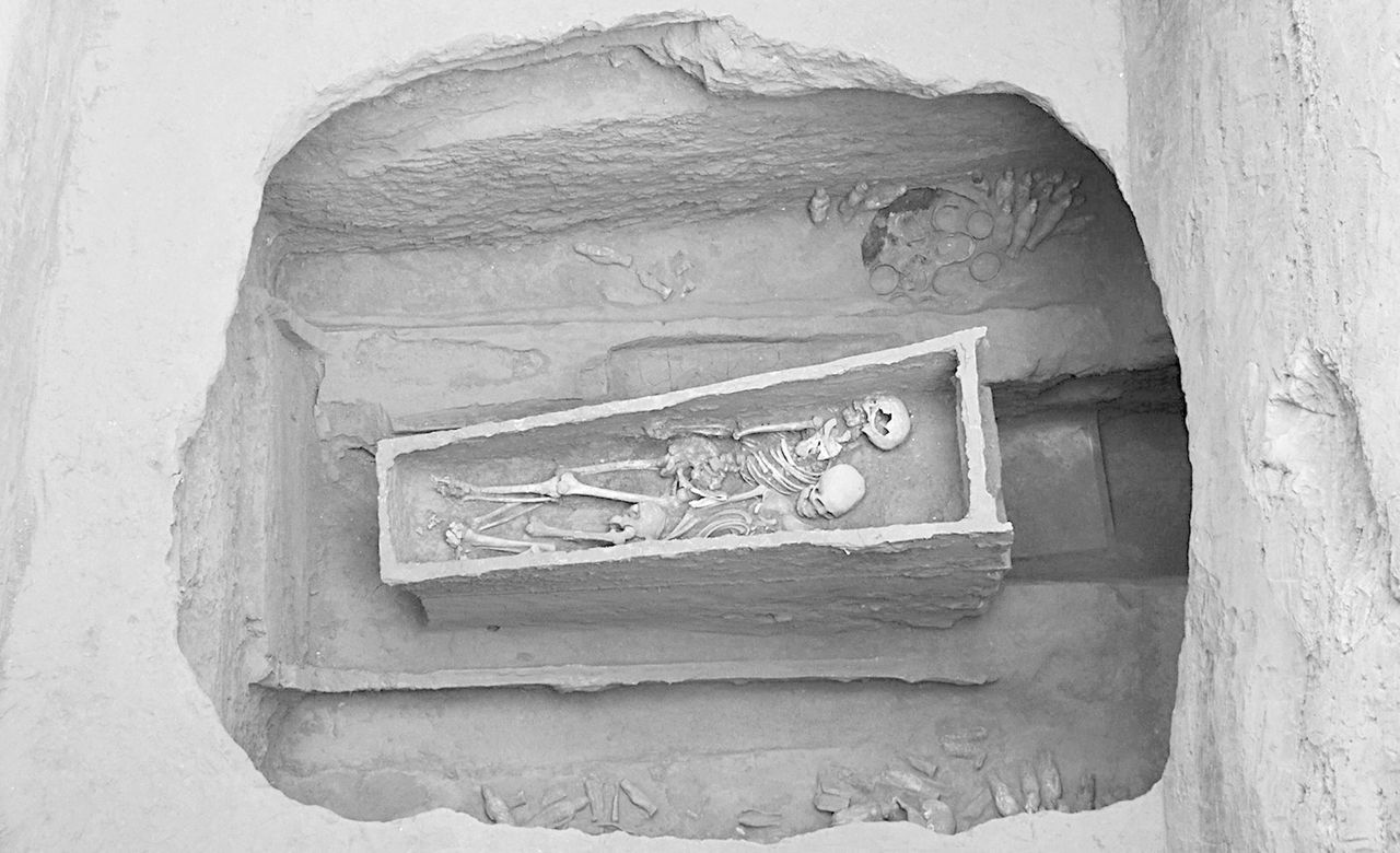 Odkryli starożytny chiński grób. Skrywał tajemnicę