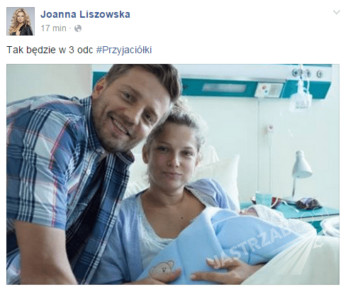 Joanna Liszowska, Marcin Rogacewicz, plan serialu ''Przyjaciółki''6 fot: Facebook.com