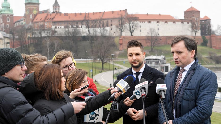 Patryk Jaki i Zbigniew Ziobro w Krakowie
