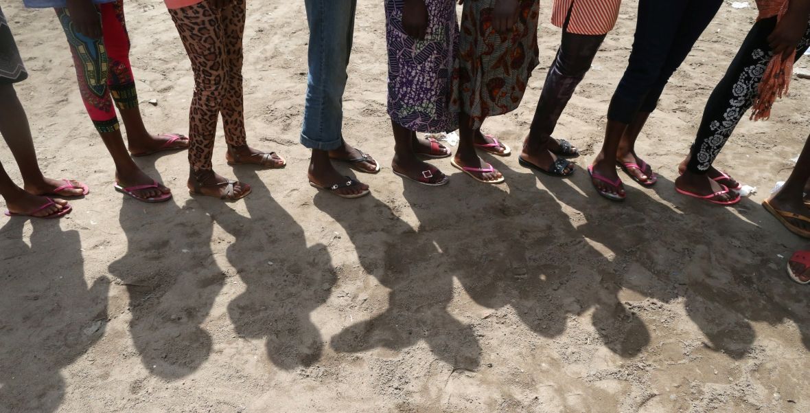 Lome, Togo. Dzieci w szkole podstawowej 