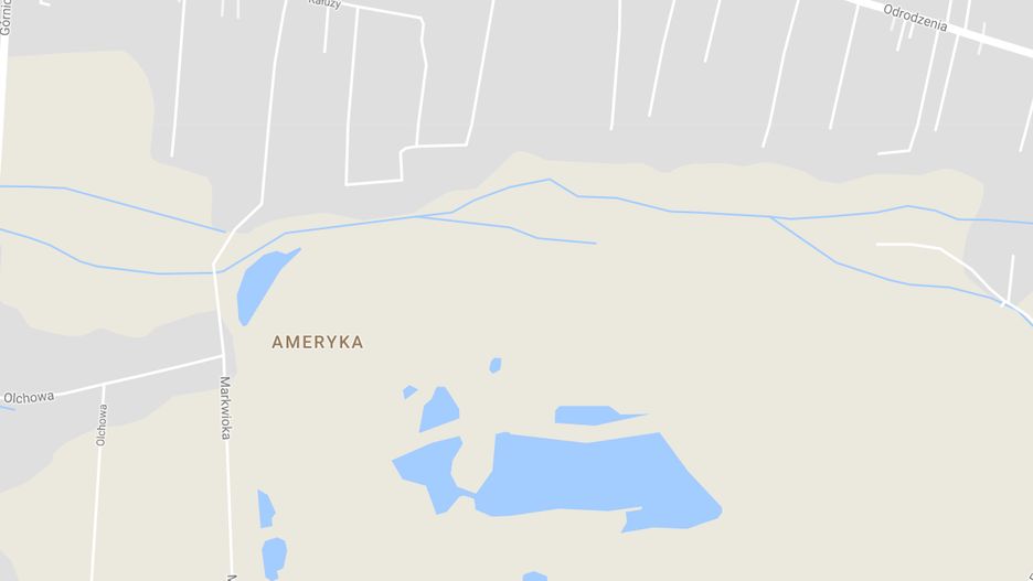 Ameryka zniknie z mapy Polski.