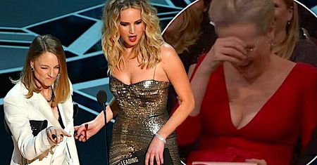Oscary 2018: Jennifer Lawrence i Jodie Foster bezlitośnie zażartowały z Meryl Streep na oczach milionów! Zobaczcie reakcję gwiazdy [WIDEO]