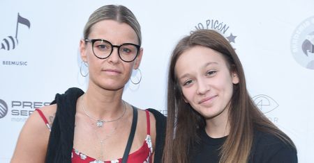 Mandaryna z córką na imprezie. Fabienne ma już 16 lat