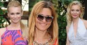 Ewa Pacuła w kwiecistej sukni, Beata Sadowska w dwóch stylizacjach, a Olga Borys w stylu lat 70.