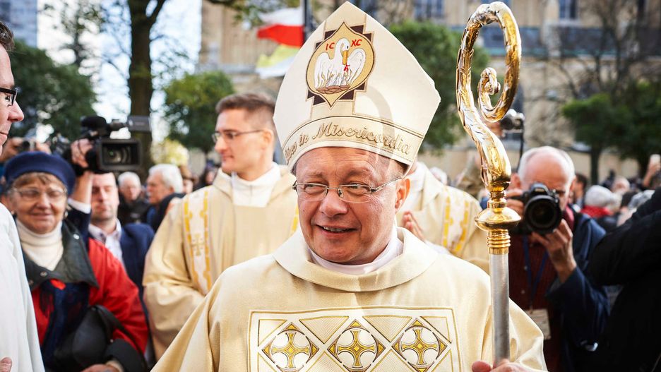 Ingres arcybiskupa Grzegorza Rysia, który został pasterzem łódzkiego Kościoła