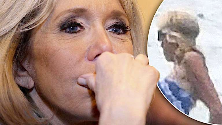 Brigitte Macron w bikini