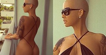 Amber Rose pochwaliła się prawie nagim ciałem!