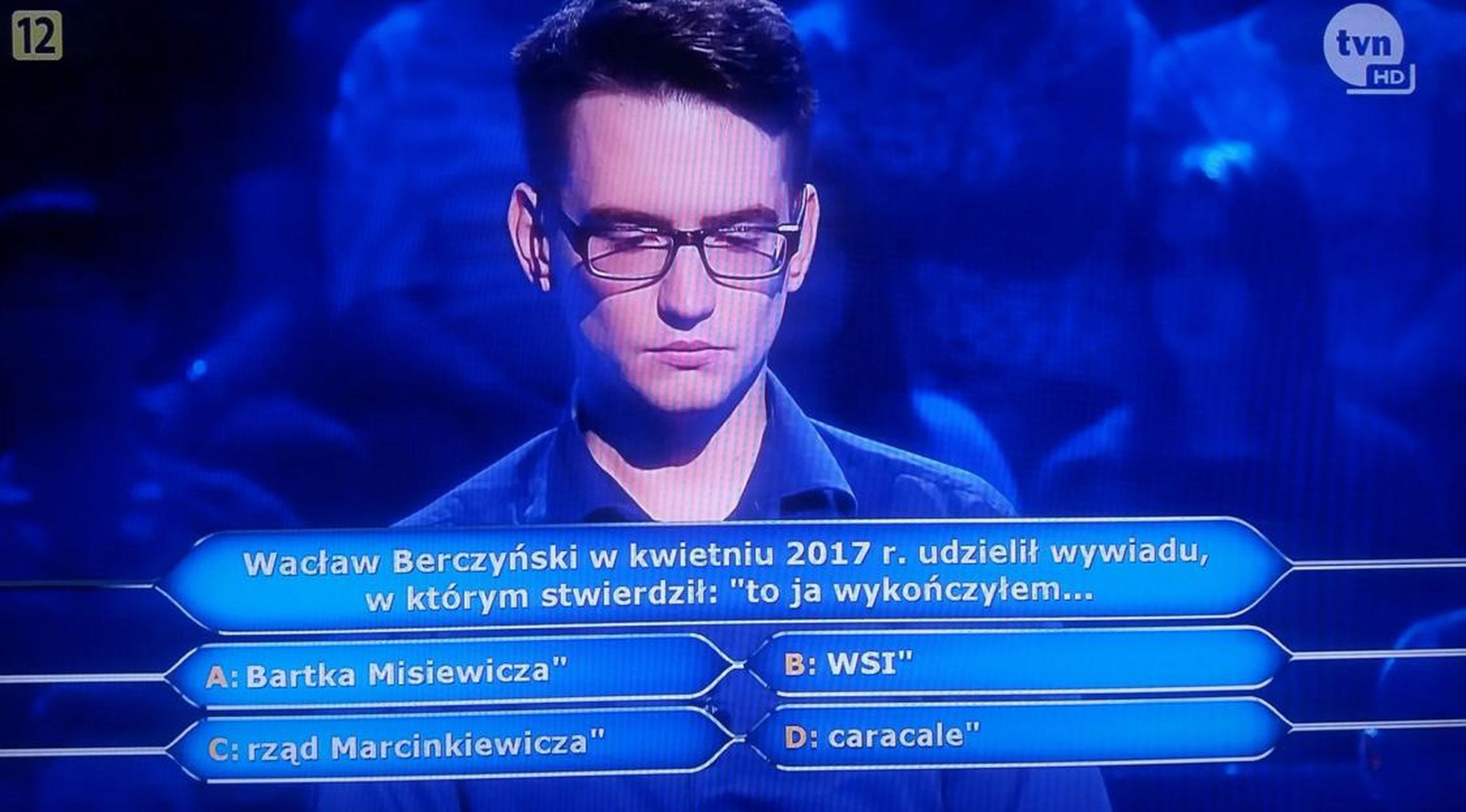 Wszyscy widzowie trzymali kciuki za Wojciecha Zarębę
