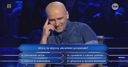 Dla uczestnika "Milionerów" nie było trudnych pytań. Nawet Hubert Urbański był zaskoczony jego grą