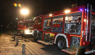 Potężny pożar piwnicy