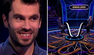 Uczestnik brytyjskich "Milionerów" też usłyszał pytanie o milion. Niesamowite