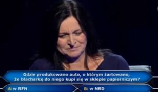"Milionerzy": znów o włos od miliona. Uczestniczkę uratował od porażki zdrowy rozsądek