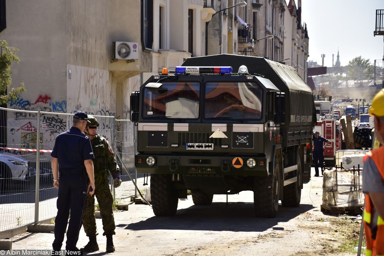 Kraków. W centrum miasta znaleziono bomby lotnicze. Akcja zakończyła się sukcesem