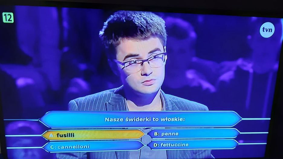 Pytanie o świderki w "Milionerach"