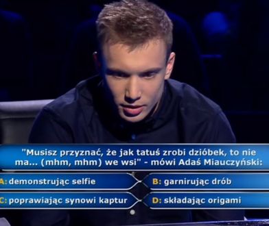 "Milionerzy": studenci nie popisali się wiedzą. Odpadli na samym początku