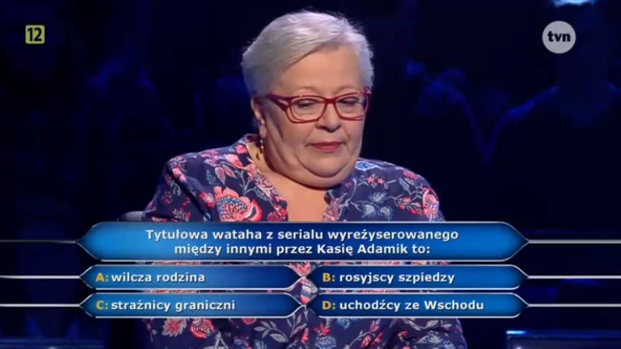 Pani Maria szła jak burza, odpowiadając na pytania z różnych dziedzin