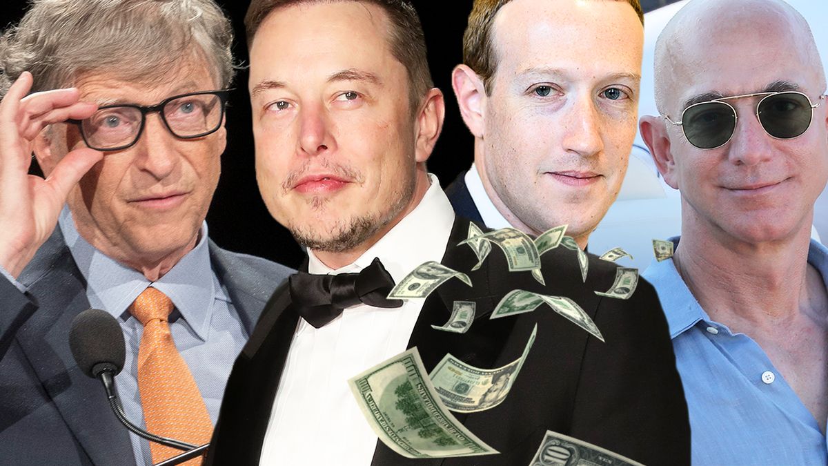 Najbogatszy człowiek świata. Pierwsze i drugie miejsce dzieli tylko 1 mld różnicy! Mark Zuckerberg zamyka listę