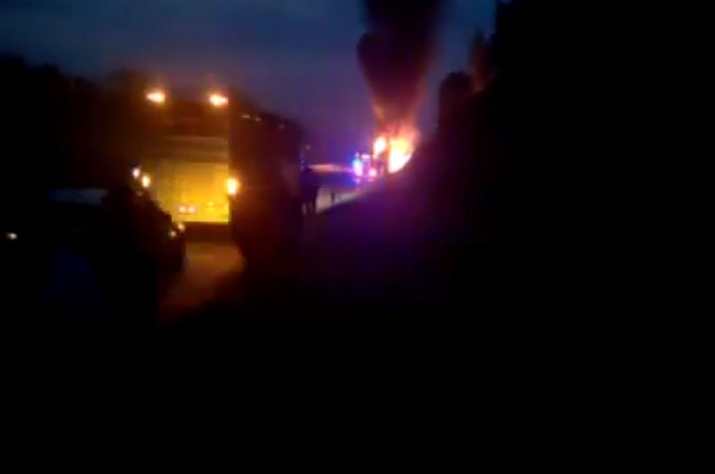Autokar wiozący polskich pielgrzymów spłonął w drodze z Medjugorie