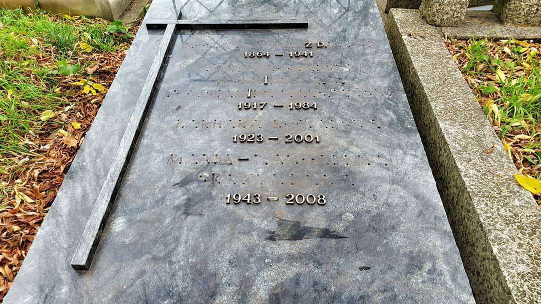 Grób mamy Katarzyny Skrzyneckiej został ograbiony