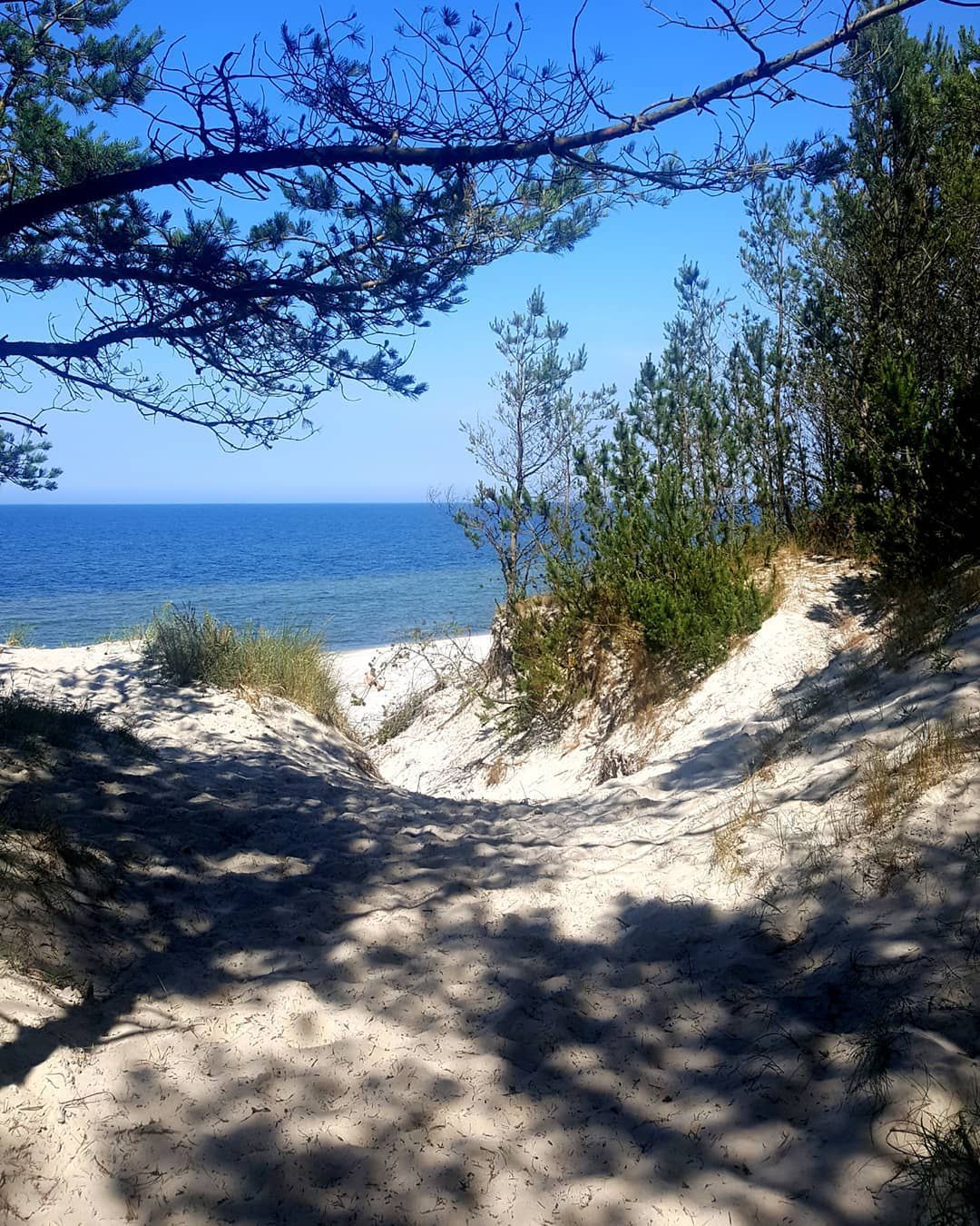 Nadmorska plaża w Dźwirzynie 