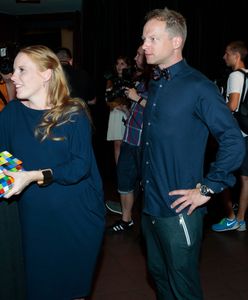 Maciej Stuhr z żoną. Katarzyna Błażejewska urodzi lada dzień!
