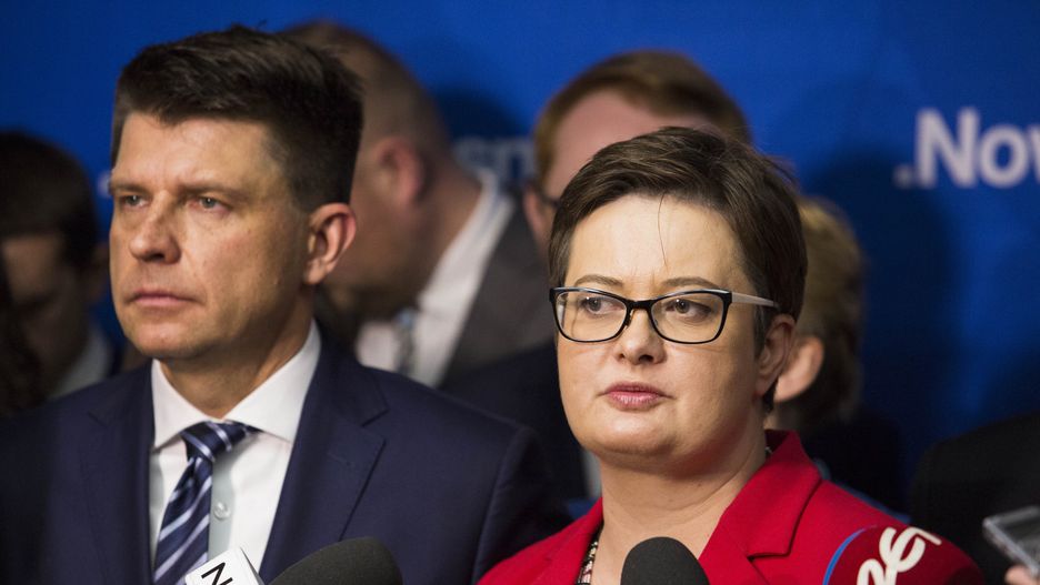 Ryszard Petru i Katarzyna Lubnauer