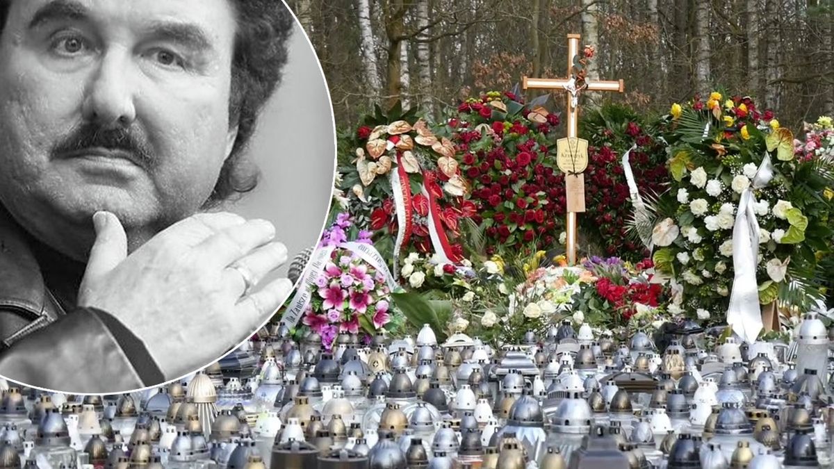Grób Krzysztofa Krawczyka miesiąc po śmierci