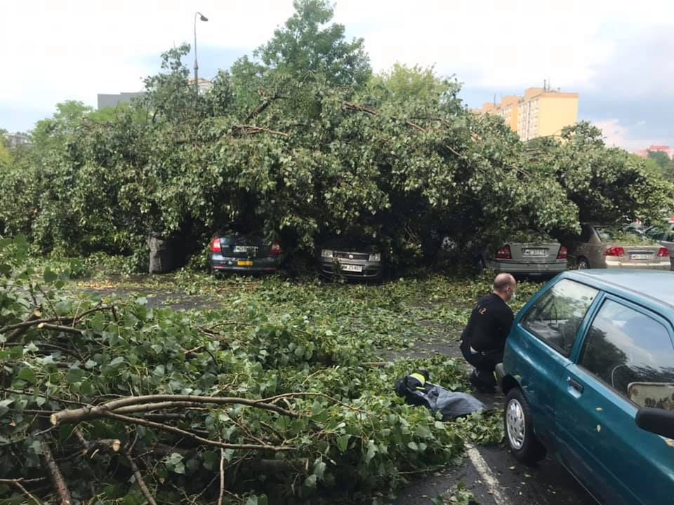 Deszcz, burza i nawałnice nad Polską. Ogromne zniszczenia, około trzech tysięcy odbiorców bez prądu