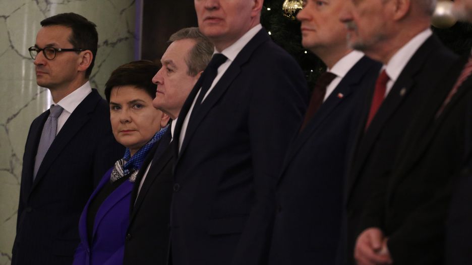Tak wyglądało uroczyste zaprzysiężenie nowego rządu pod kierownictwem premiera Mateusza Morawieckiego 