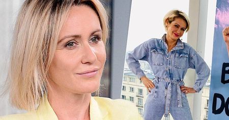Małgorzata Ohme w zabójczym kombinezonie z taniej sieciówki. Właśnie został przeceniony aż o 150 złotych