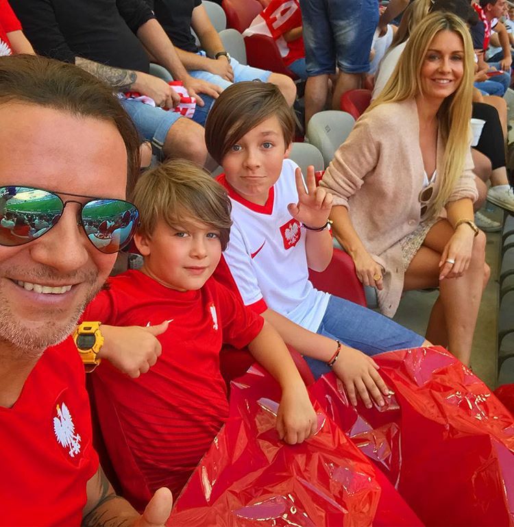 Majdanowie gotowi na Mistrzostwa. Oprócz Małgorzaty Rozenek - "mi nie kupili koszulki"